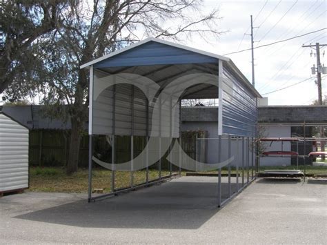 Delivery and installation included in our service areas with the purchase of a at wholesale direct carports, we offer a few different options on the materials utilized for the build. Carport | Boxed Eave Roof | 12W x 31L x 12H | 4 Panels | 2 Gables