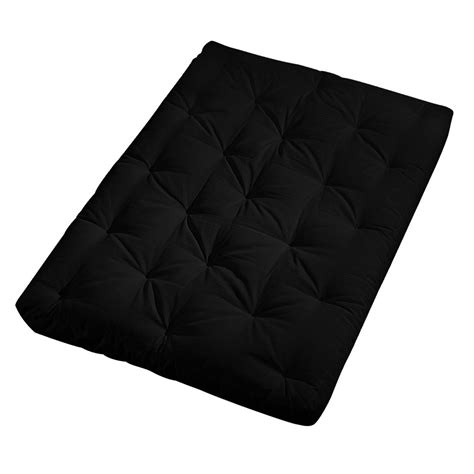 About futon mattresses a futon is incredibly convenient and efficient. Serta Willow Black Duct Futon Mattress - Queen | Futon ...