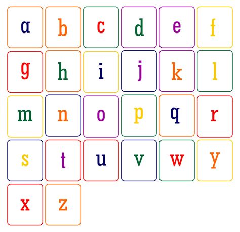 Printable Lower Case Letters Pdf 1 This Will Send You To The Web