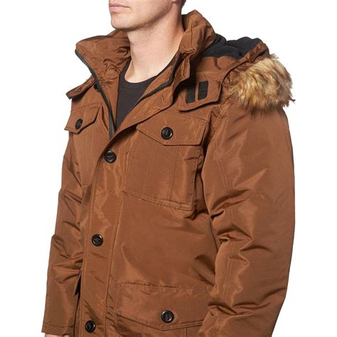 Canada Weather Gear Parka Coat For Men Insulated Winter Jacket W Faux