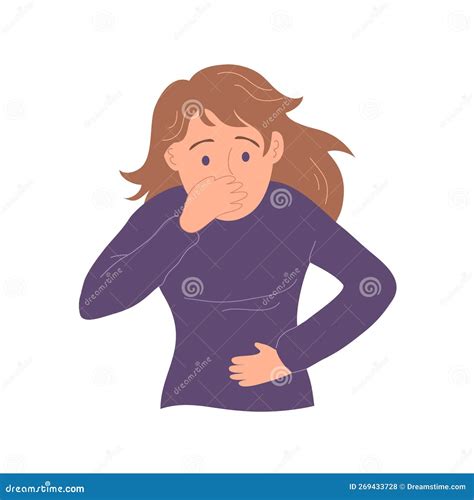 Woman Suffers From Bulimia. She Couldn`t Resist A Temptation For Burger