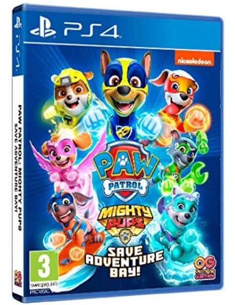 Ps4 Paw Patrol Mighty Pups Save Adventure Bay