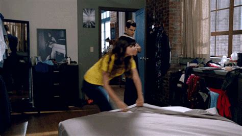Hannah Simone Bed  By New Girl Find And Share On Giphy