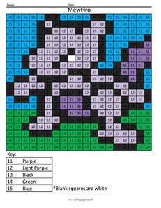 See also latest coloring pages, worksheets, mazes, connect the dots, and word search collection below. Pokemon Color by Number - Coloring Squared