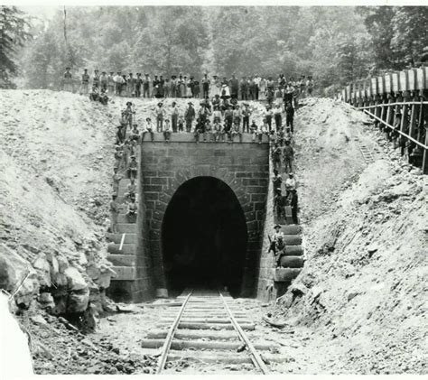 Dingess Tunnel Soon After Its Completion Mingo County West Virginia