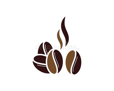 Coffee Beans Logo Template Vector Icon Stock Vector Illustration Of