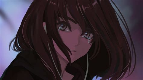 1280x800 Anime Girl Tear In Eyes 4k 720p Hd 4k Wallpapers Images