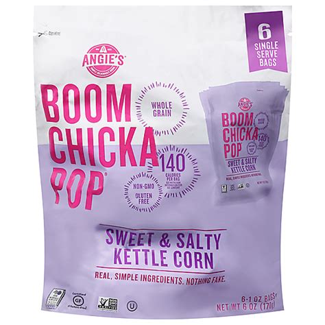 Boom Chicka Pop Sweet And Salty Kettle Corn 6 Bags 1 Oz Bag 6 Ea