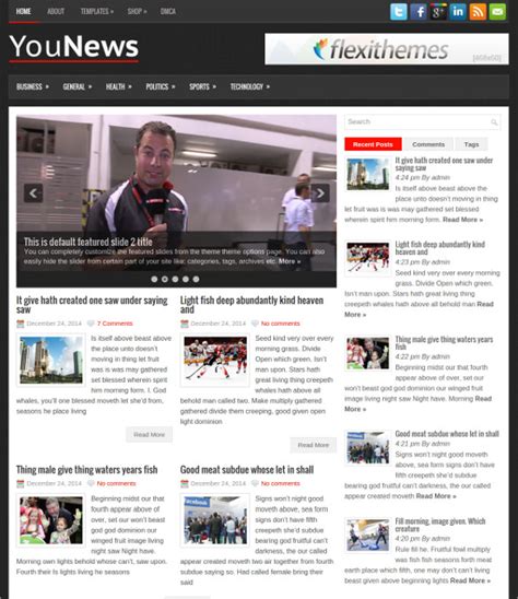 30 News Blog Themes And Templates Free And Premium Templates