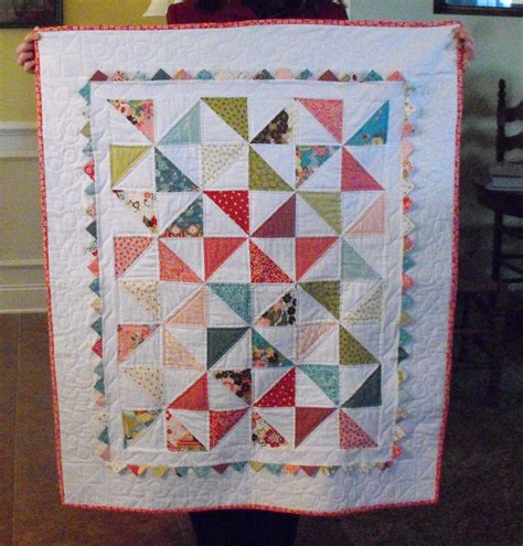 Love How The Prairie Points Were Used In This Quilt Made This For My