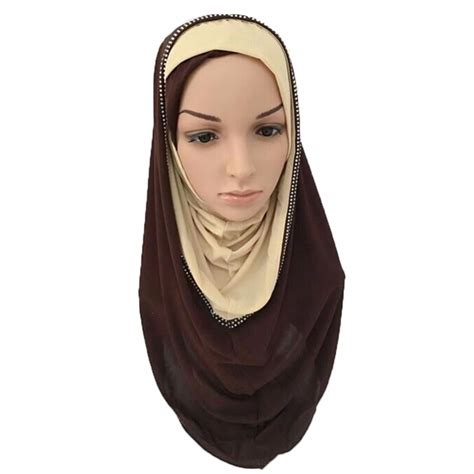 Crystal Hemp Fashion Beautiful Pretty Muslim Islamic Islam Women Hijab