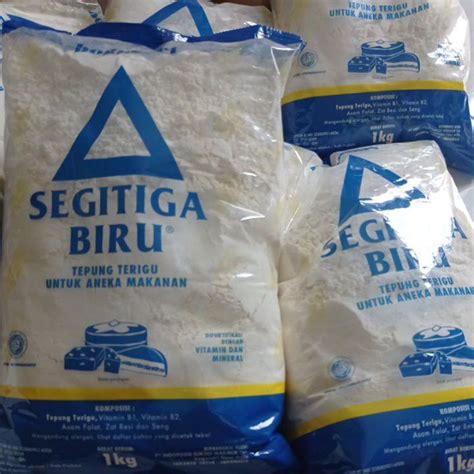Jual Tepung Terigu Kunci Biru 1kg Segitiga Biru 1kg Shopee Indonesia