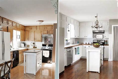 Paint Kitchen Cabinets White Before And After Home Furniture Design