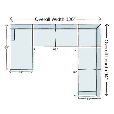 A wide variety of l shaped sofa dimensions options are available to you, such as modern, antique. How to Measure for a Sectional Sofa | Wayfair