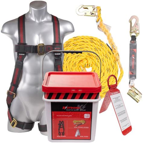 Kstrong Roofers Fall Protection Safety Harness Kit
