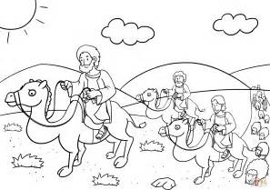 Jacob Returns to Bethel coloring page | Free Printable Coloring Pages