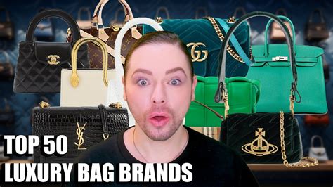 Top 50 Luxury Bag Brands The Ultimate List Youtube