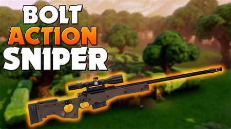 The Bolt Action Sniper Fortnite Battle Royale Youtube
