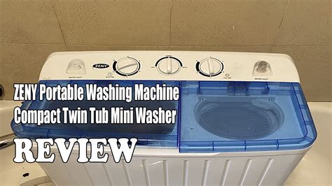 Zeny Portable Washing Machine Compact Twin Tub Mini Washer Review