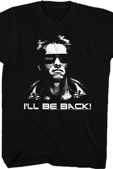 Ill Be Back T Shirt Terminator Mens T Shirt