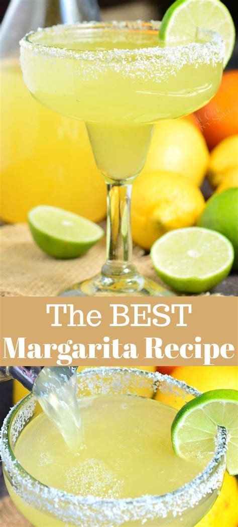 The Best Margarita Recipe Made With A Simple Mixture Of Homemade