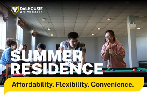 Summer Residence Summer Accommodations Dalhousie University