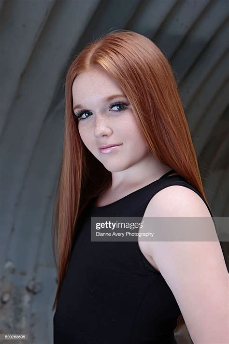 Portrait Of Red Haired Teen Girl Stock Photo Getty Images