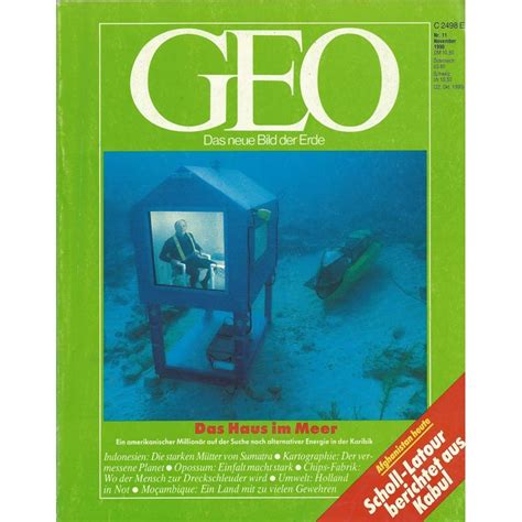Region aus und entdecken sie die ergebnisse in der rubrik haus kaufen im ausland. Geo Nr. 11 / November 1990 - Das Haus im Meer Magazin