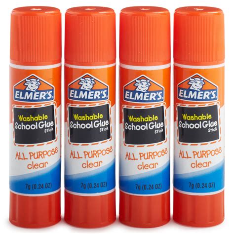 Elmersx Acto Epie542 Washable All Purpose School Glue Sticks 4pack