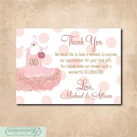 √ Thank You Notes For Baby Shower Wording Samples