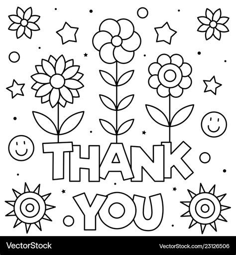 Thank You Printable Coloring Pages