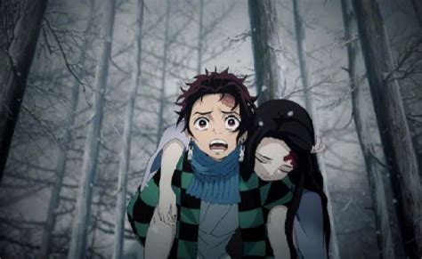 Nezuko Carrying Tanjiro Nezuko Running With Tanjiro Nezuko Run Demon