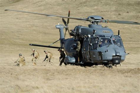 Nh90 Helicopters Of The Royal New Zealand Air Force Rnzaf In Action