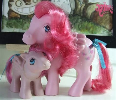 Mommy And Baby Heartthrob Pegasus Mlp My Little Pony G1 Hasbro