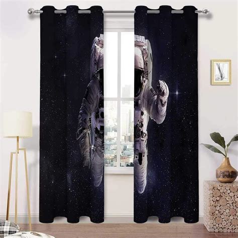 Prunushome Galaxy Curtain For Bedroom Stardust Nebula Space