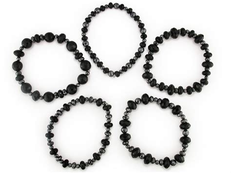 Hematite And Black Onyx Bracelet Set Ruth Taubman Jewelry Design