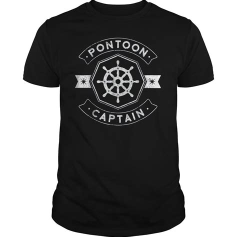 Pontoon Captain T Shirt Shirtsmango Office