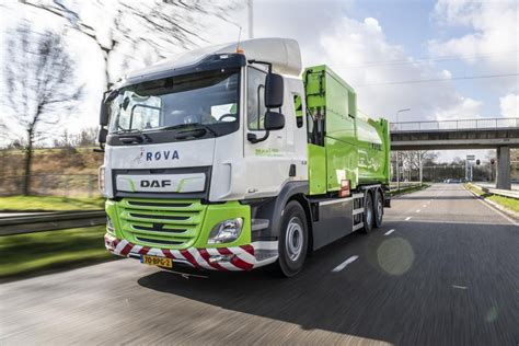 First Daf Cf Electric Refuse Collection Truck Delivered To Rova