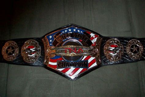 Custom Tna United States Championship Belt Wwe Belts Belt Design Belt