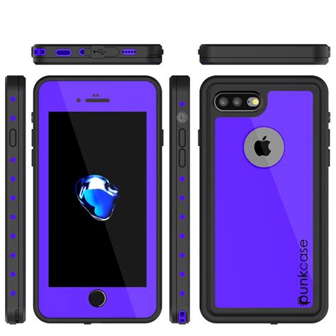 Punkcase Studstar Purple Apple Iphone 7 Plus7 Plus Waterproof Case