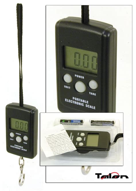 Portable Electronic Digital Scale Batteries Included Luggage Fishing