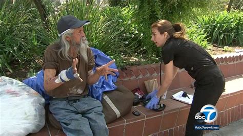 Las Homeless Outreach Team Takes To Streets To Help Those In Need