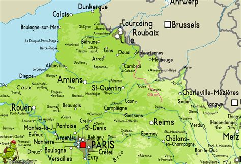Map Of Belgium And France Recana Masana