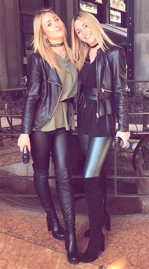 Leather Jacket Girl Leather Pants Outfit Boots Outfit Leather