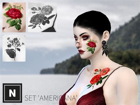The Sims Resource Netsims Americana Tattoo 1
