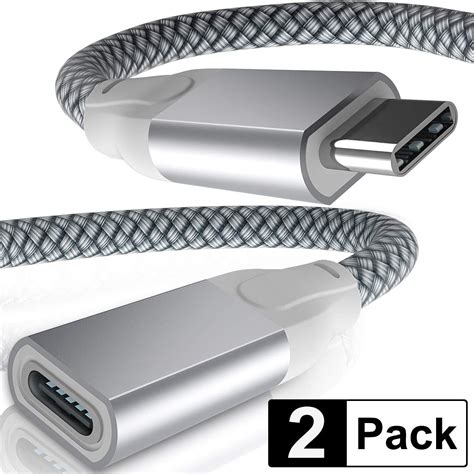Usb Type C Extension Cable 66ft 2 Packusb C 31 Gen2 10gbps Female To
