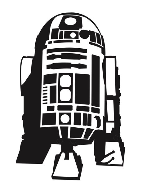 R2d2 Silhouette Vector at GetDrawings | Free download