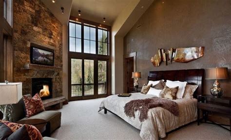 Awesome Master Bedroom With Fireplace Whitepine Bedroom With