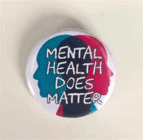 Mental Health Does Matter Badge Etsy