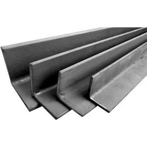 L Shaped Mild Steel Angle For Construction Length 12 Meter At Rs